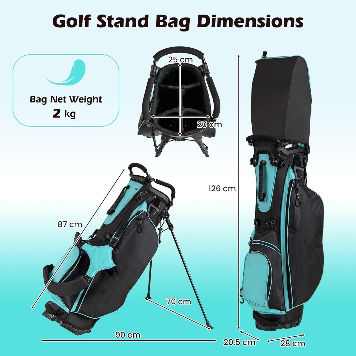 Ladies Right Hand Golf Club Set 12pc 460cc Driver Hybrid Irons Stand Bag