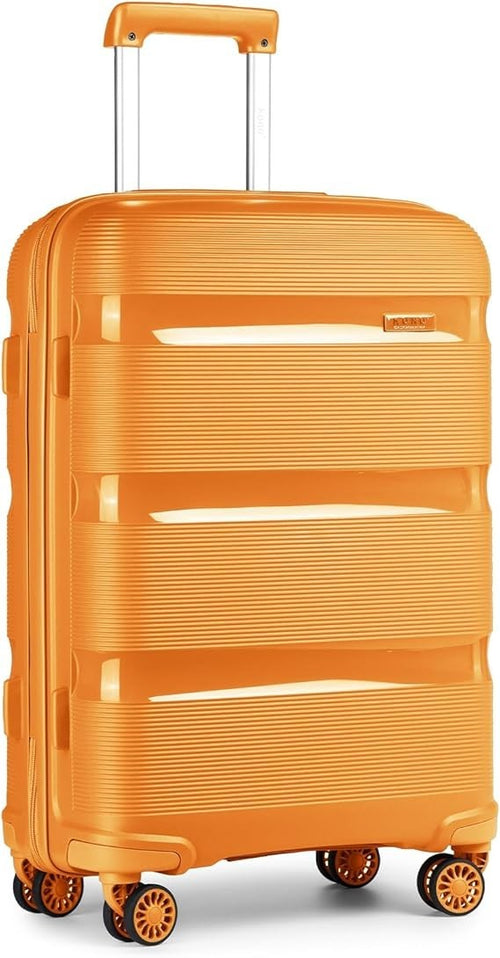 24 Inch PP Hard Shell Carry On Suitcase 4 Spinner Wheels TSA Lock