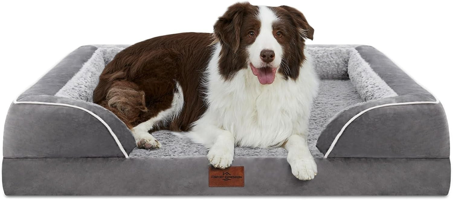 Large Orthopedic Dog Sofa Bed 91x68x19cm Waterproof Washable
