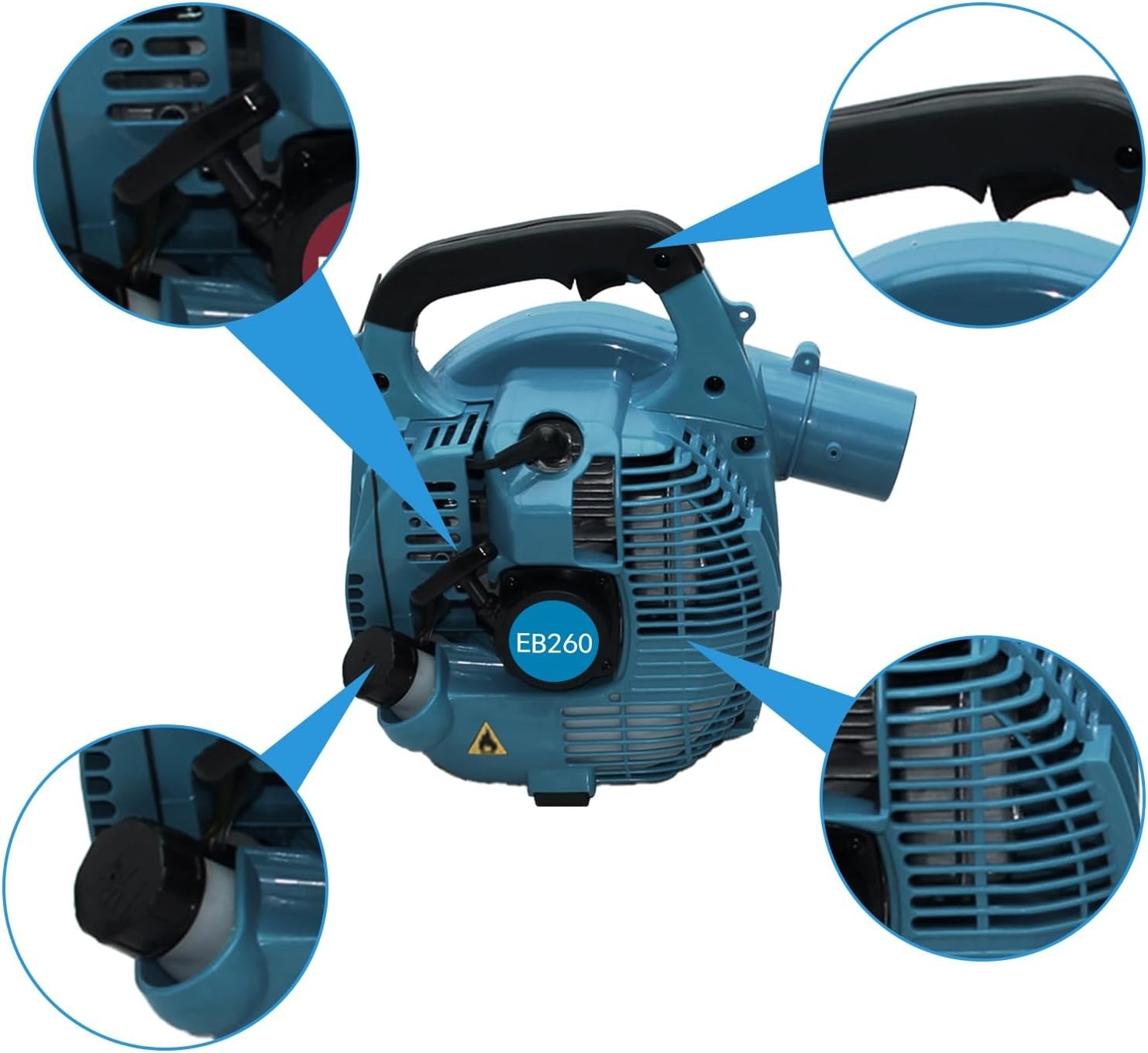 26cc Petrol Leaf Blower Handheld High Power Garden Leaves Snow Debris Cleaner