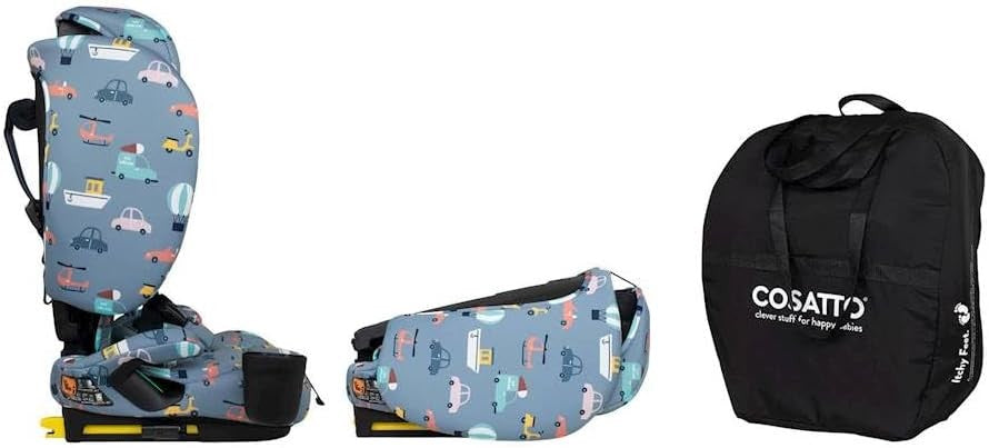 Foldable ISOFIX Child Car Seat 76–150cm Portable Travel Lightweight