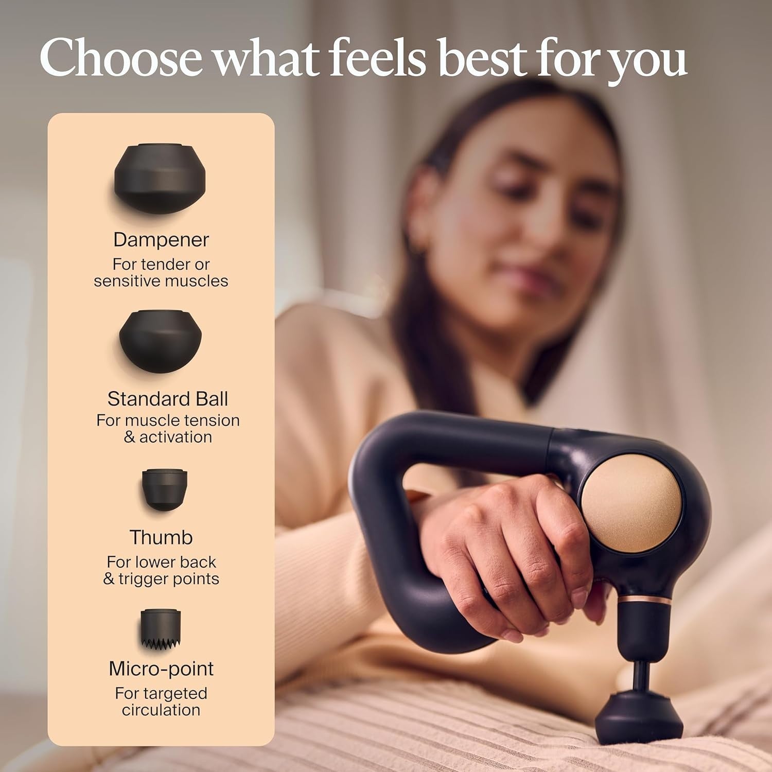Quiet Deep Tissue Massage Gun Guided Relaxation Muscle Relief Sleep Recovery