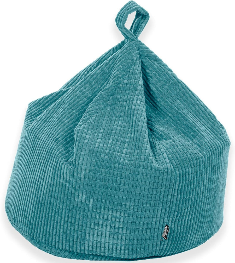 Kids Bean Bag Chair Corduroy Filled Seat Soft Comfy Lounge Room