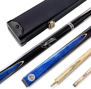 48in Junior Snooker Pool Cue 2 Piece 9.5mm Tip Case Set