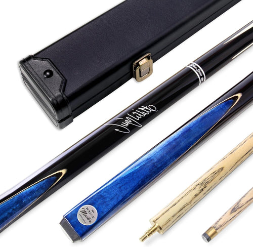48in Junior Snooker Pool Cue 2 Piece 9.5mm Tip Case Set