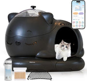 80L Automatic Cat Litter Box APP Controlled Smart Multi Cat Toilet
