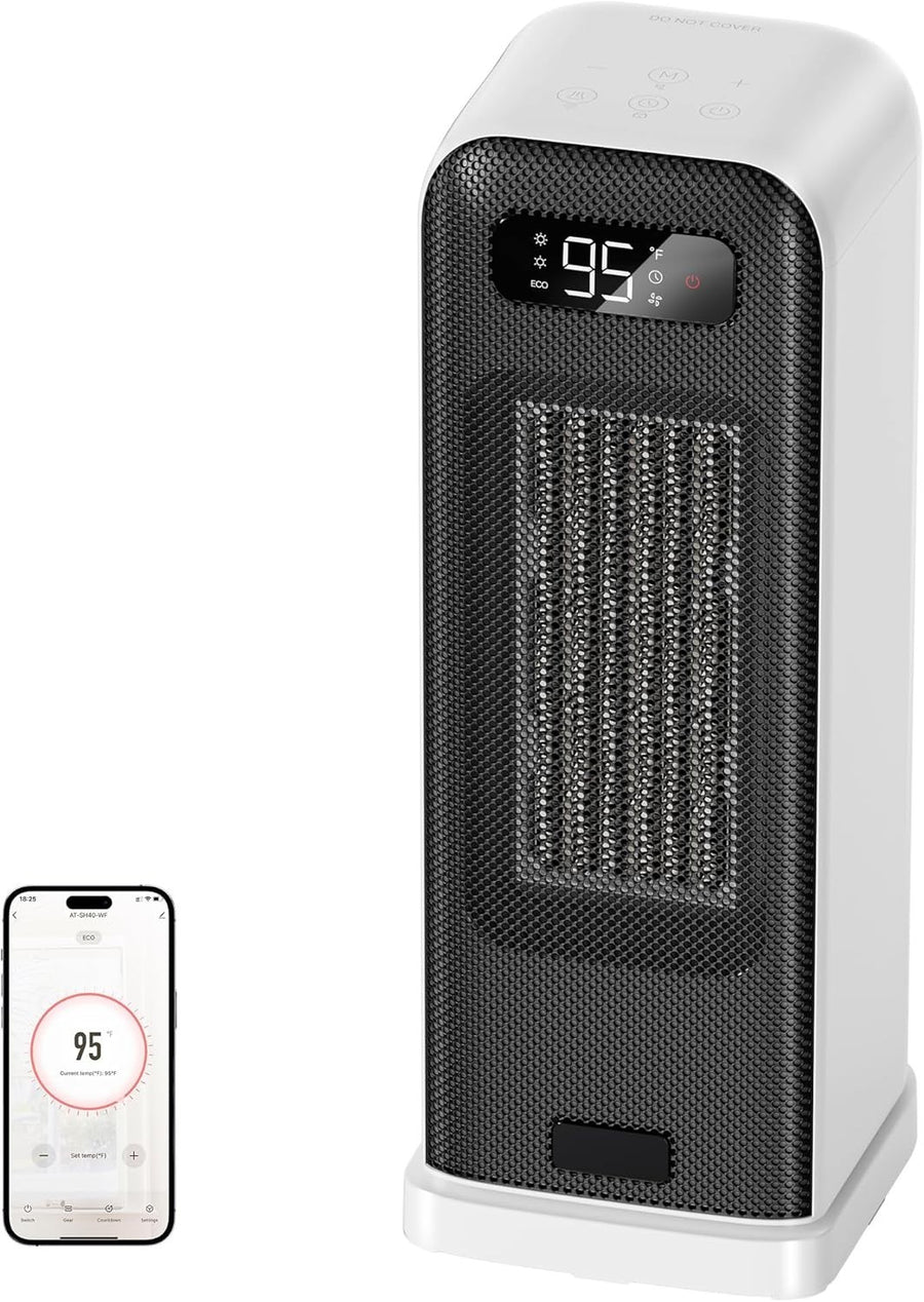 1500W Smart Tower Heater WiFi Voice Control Energy Efficient Heater