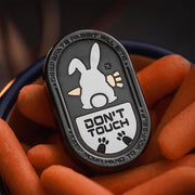 Black Metal Rabbit Fidget Slider EDC Stress Relief Clicker
