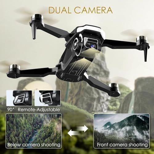 Brushless Drone with 2K HD Camera, 36min Flight, 3D Flips, Beginner