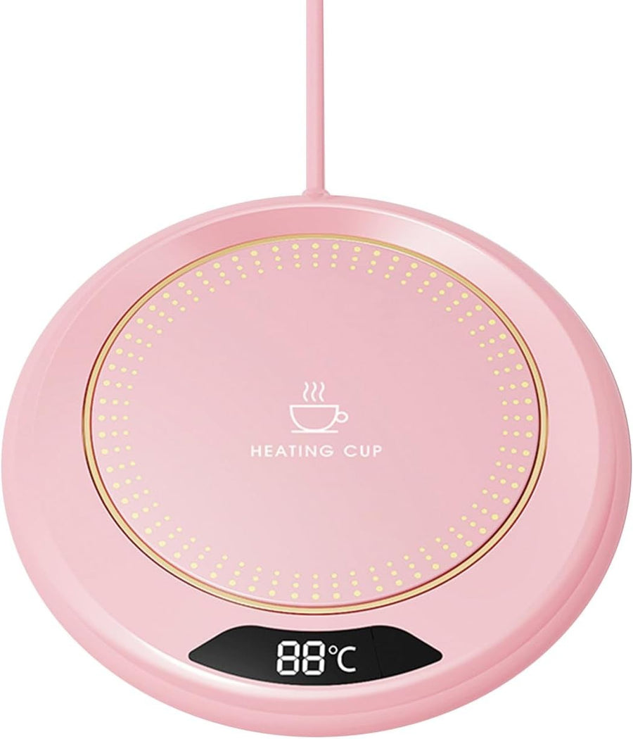 USB Coffee Mug Warmer 3 Temp LED Display Auto Shut Off