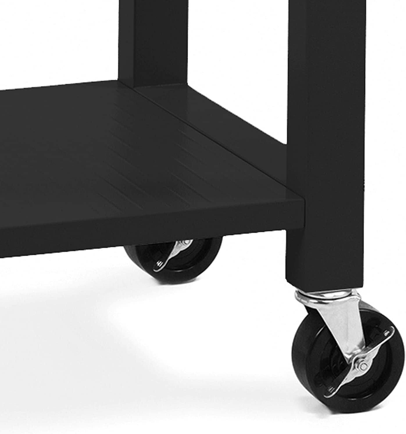 Mobile Workstation 3ft Heavy Duty Wood Top Rolling Bench with Shelf Castors