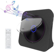 Portable Bluetooth CD Player HiFi Speakers FM Radio USB AUX Remote