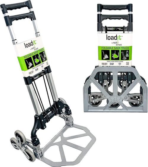 70kg Stair Climbing Sack Truck 6 Wheel Foldable Hand Trolley Cart