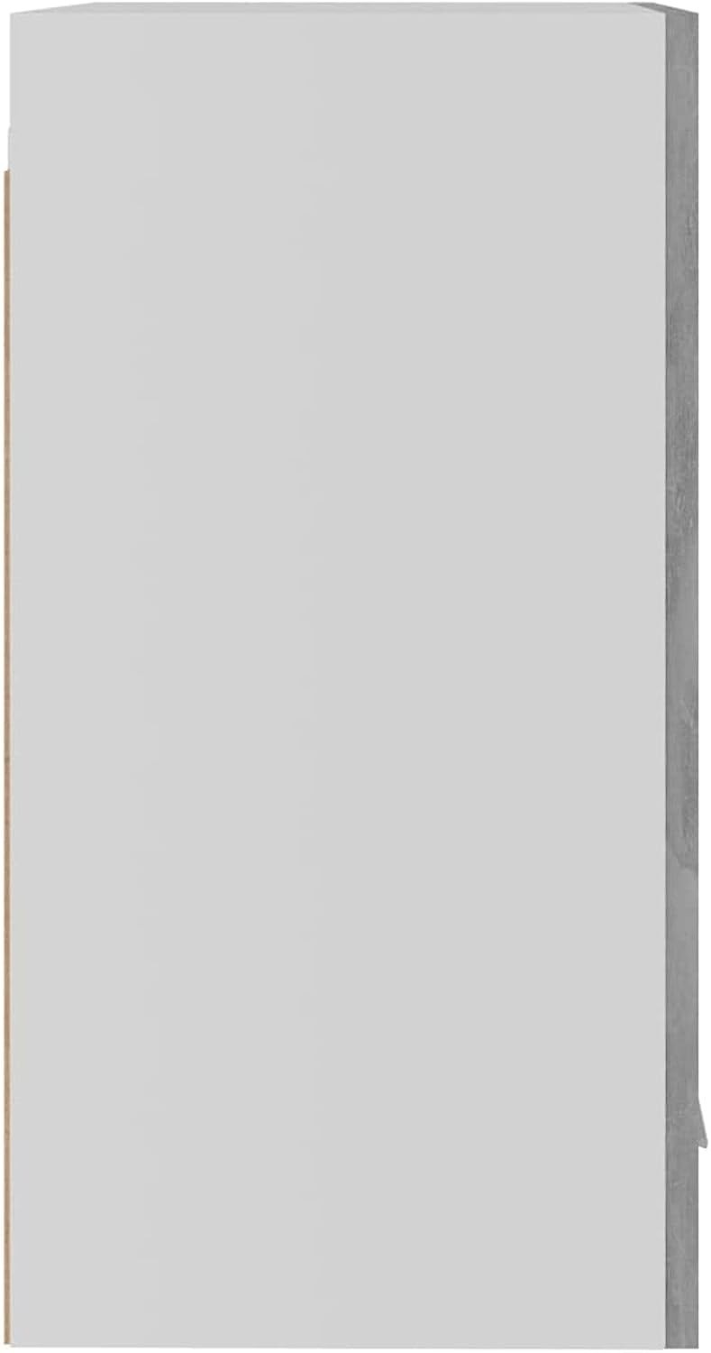 Space-Saving Kitchen Wall Cabinet with Lockable Doors & Shelves 39.5x31x60cm