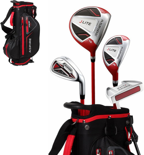Junior Golf Club Set Ages 3–5 Right Hand Lightweight Driver Hybrid Bag