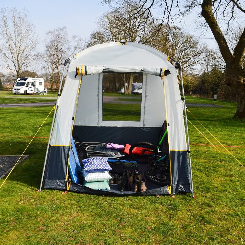 Camping Kitchen Utility Tent 2m x 2m Steel Pole Storage
