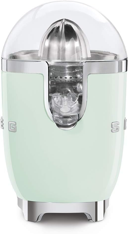 Retro Electric Citrus Juicer Drip Free Spout Auto Start Compact Design