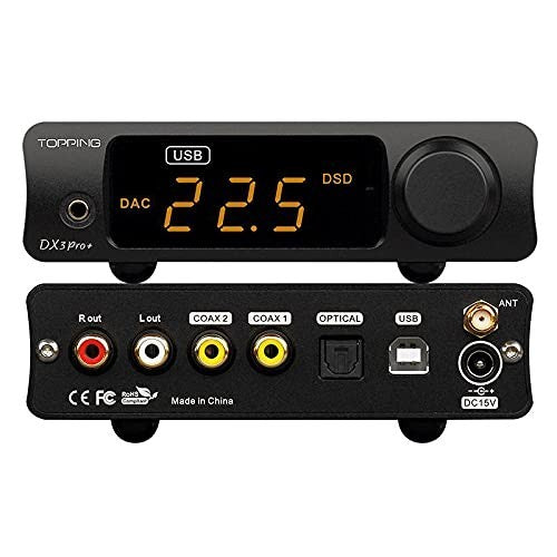 DX3 Pro+ Bluetooth 5.0 LDAC DAC AMP Headphone Preamp ES9038Q2M