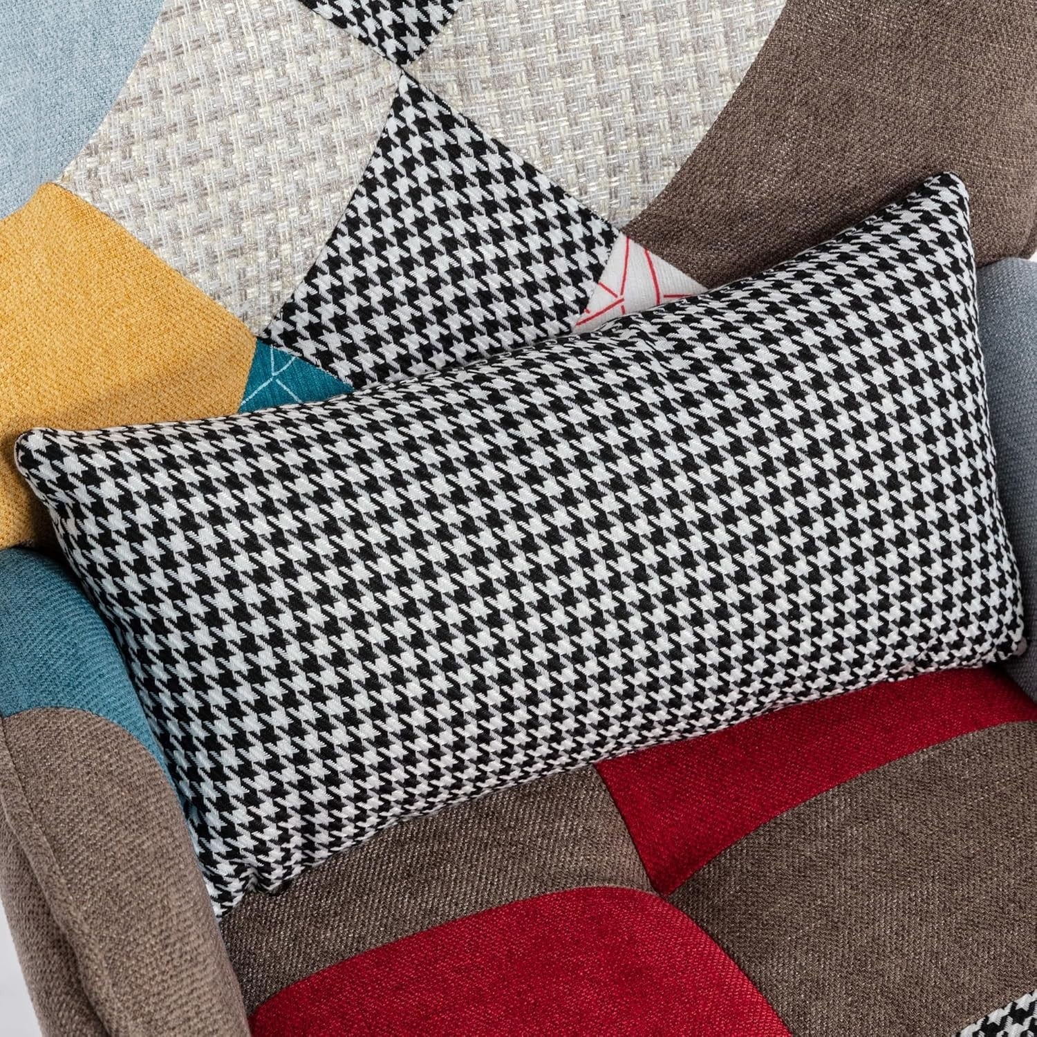 Soft Lounge Armchair with Ottoman, Comfortable Reading Chair for Living Room