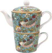 Tea for One Fine China Teapot Cup Set 400ml Floral Tea Gift Set