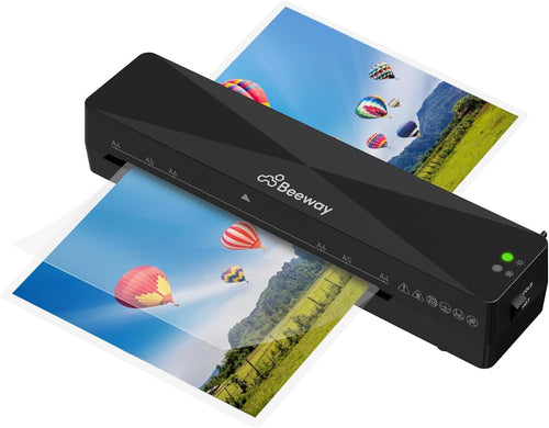 A4 Laminator Hot Cold Machine Fast Warm Up High Speed Jam Release + Pouches