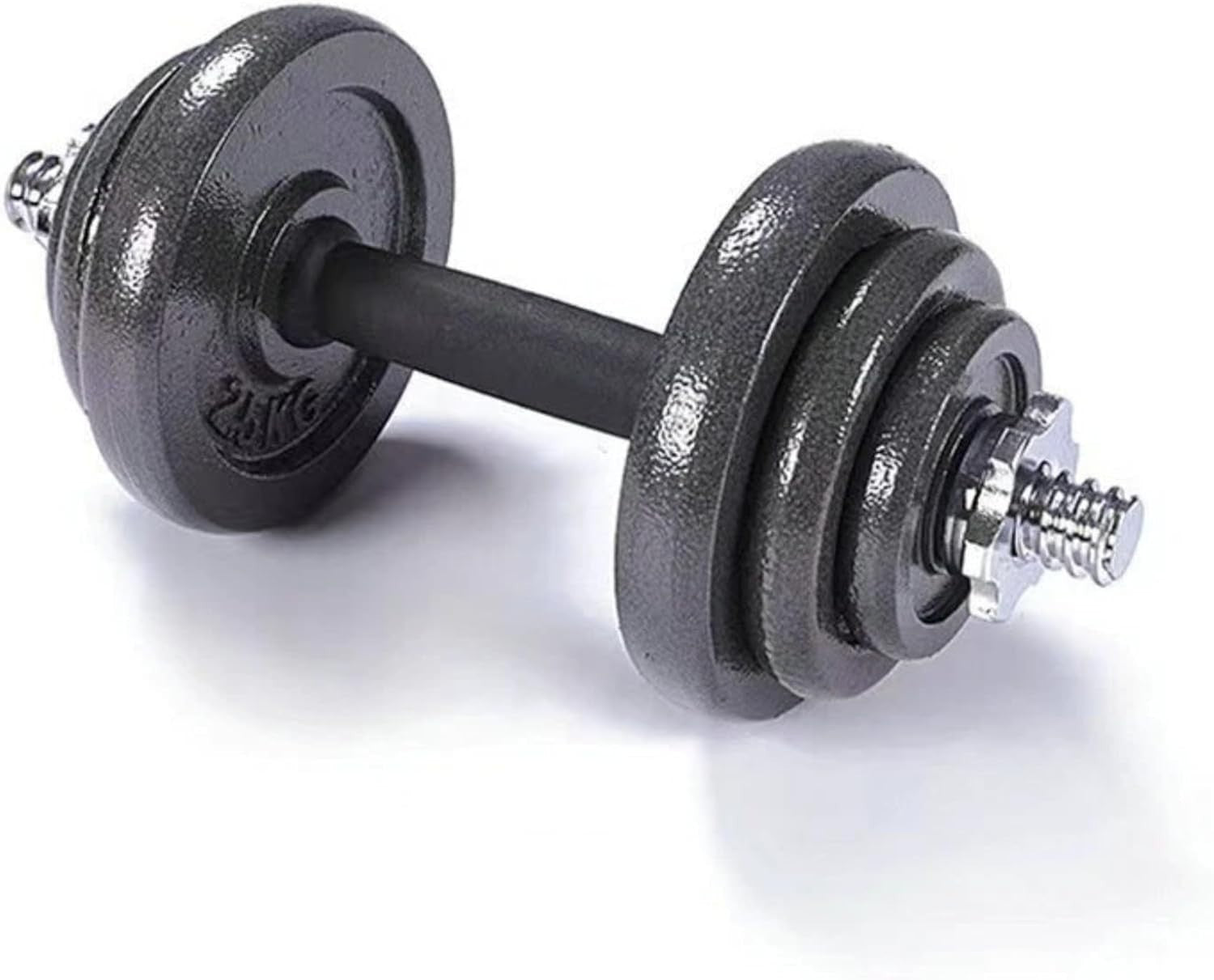 Cast Iron Adjustable Dumbbell Barbell Set 15–30kg Home Gym Weights