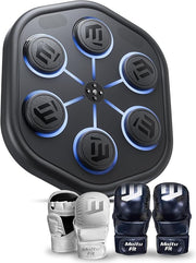 Smart Music Boxing Machine Wall Target with Gloves LED Reaction Home Gym
