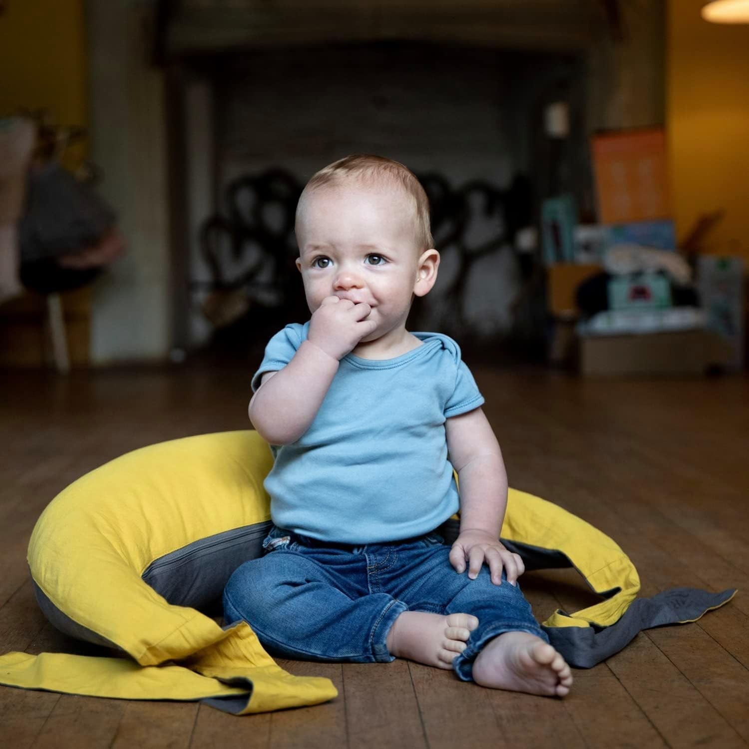 Breastfeeding Nursing Pillow Support Cushion Removable Washable Cover 39”