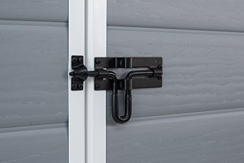 Spacious Outdoor Garden Storage Shed 6x5 ft Lockable Weatherproof Resin