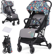 Compact Lightweight Travel Pushchair Buggy One-Hand Fold Newborn–3Y 15kg