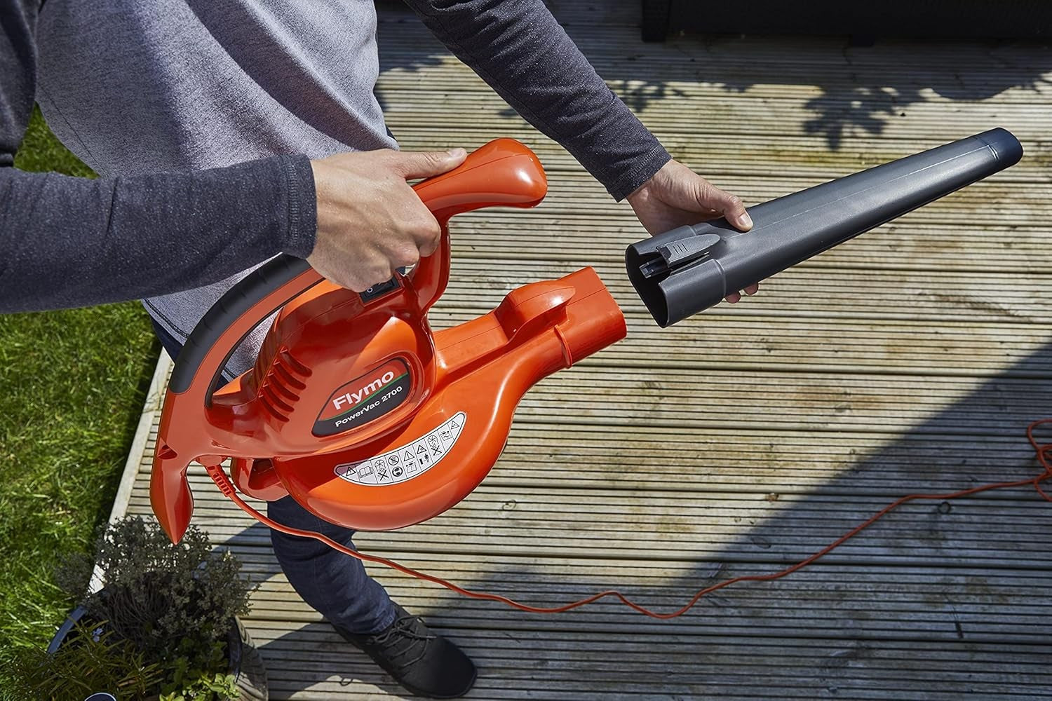 Electric Leaf Blower Vacuum 2700W 3-in-1 Mulcher Garden Cleaner Corded