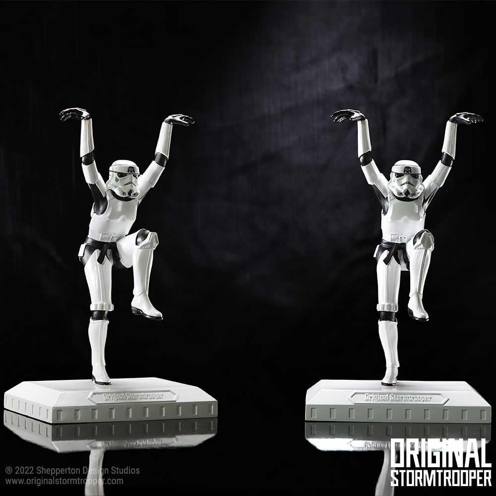 Crane Kick Stormtrooper Figurine Resin Statue 28cm Martial Arts Decor Gift