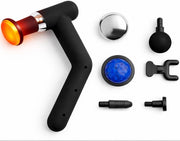 Deep Tissue Massage Gun Heated Hot Cold Percussion 6 Heads Long Handle
