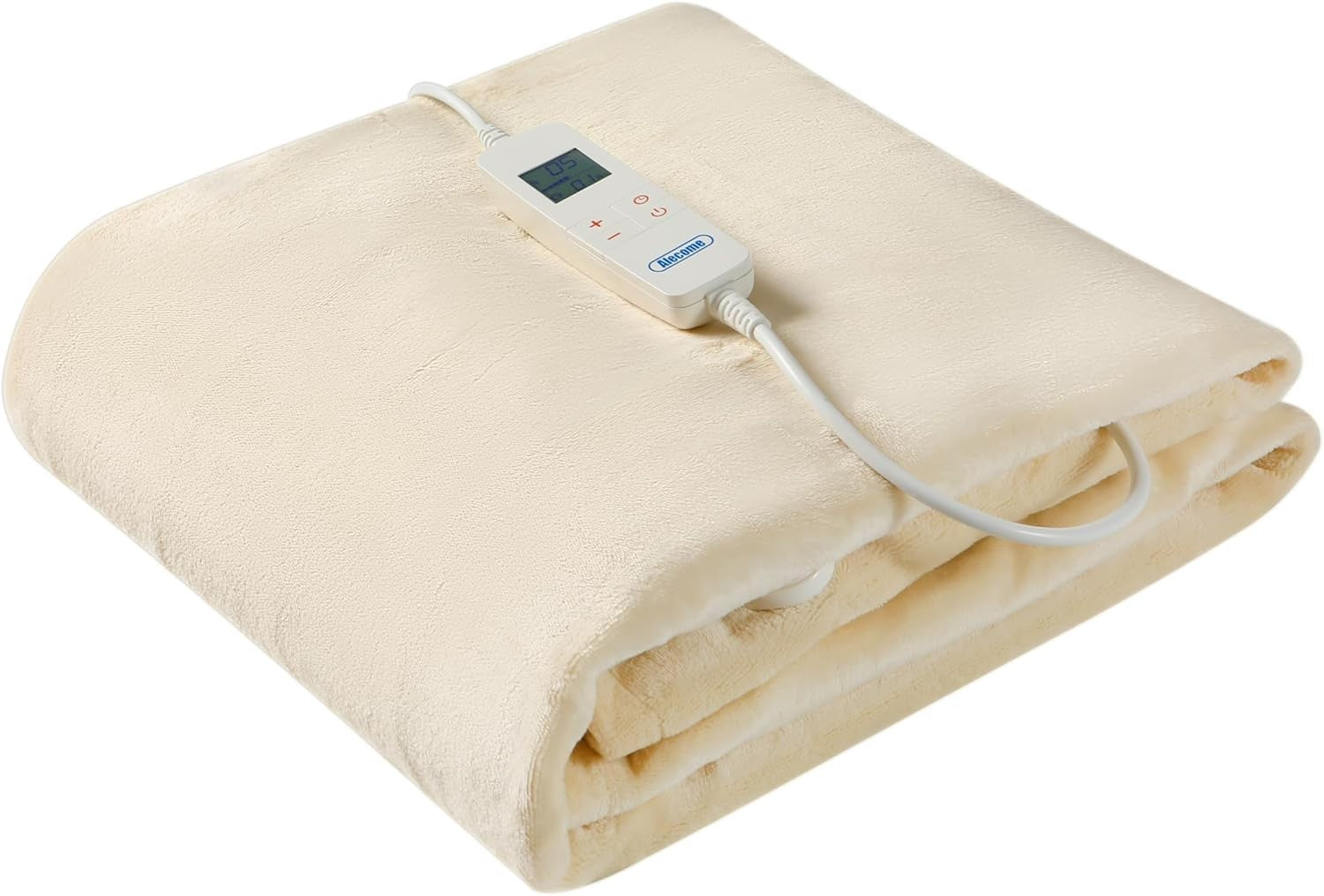 Electric Heated Throw Blanket 10 Heat Settings Digital Timer Washable 160x130