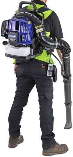 Petrol Backpack Leaf Blower 170mph 52cc Heavy Duty Garden Clearing