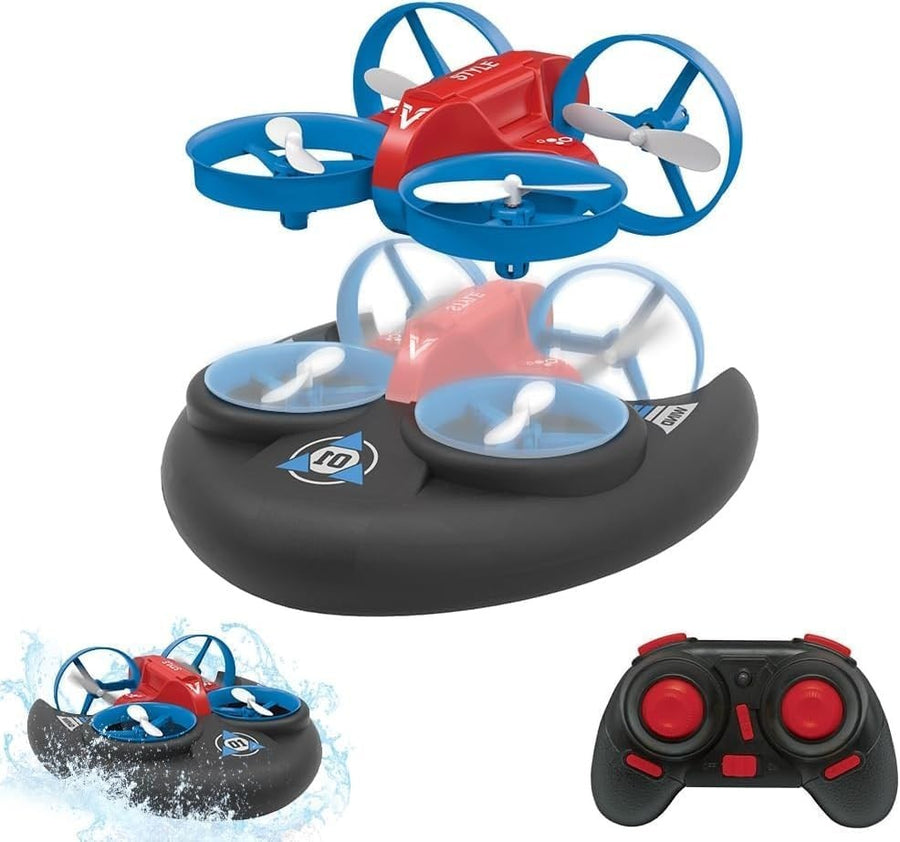 OBEST 3-in-1 RC Drone, Car & Boat Toy for Kids, 360° Roll, Air Pressure Control