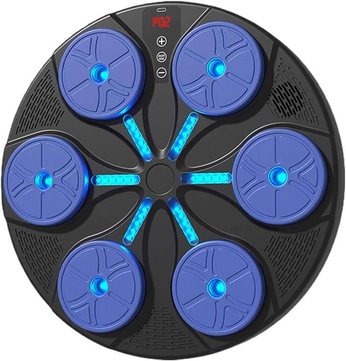 RGB Music Boxing Wall Target 8 Mode Interactive Bluetooth Home Trainer