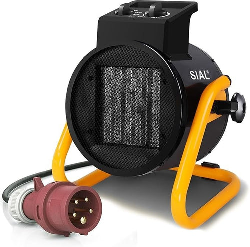 Portable Electric Heater 5000W Ceramic Fan | 3 Heat Settings | Thermostat