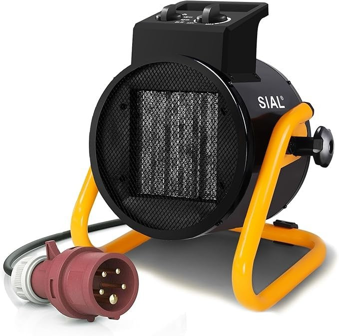 Portable Electric Heater 5000W Ceramic Fan | 3 Heat Settings | Thermostat
