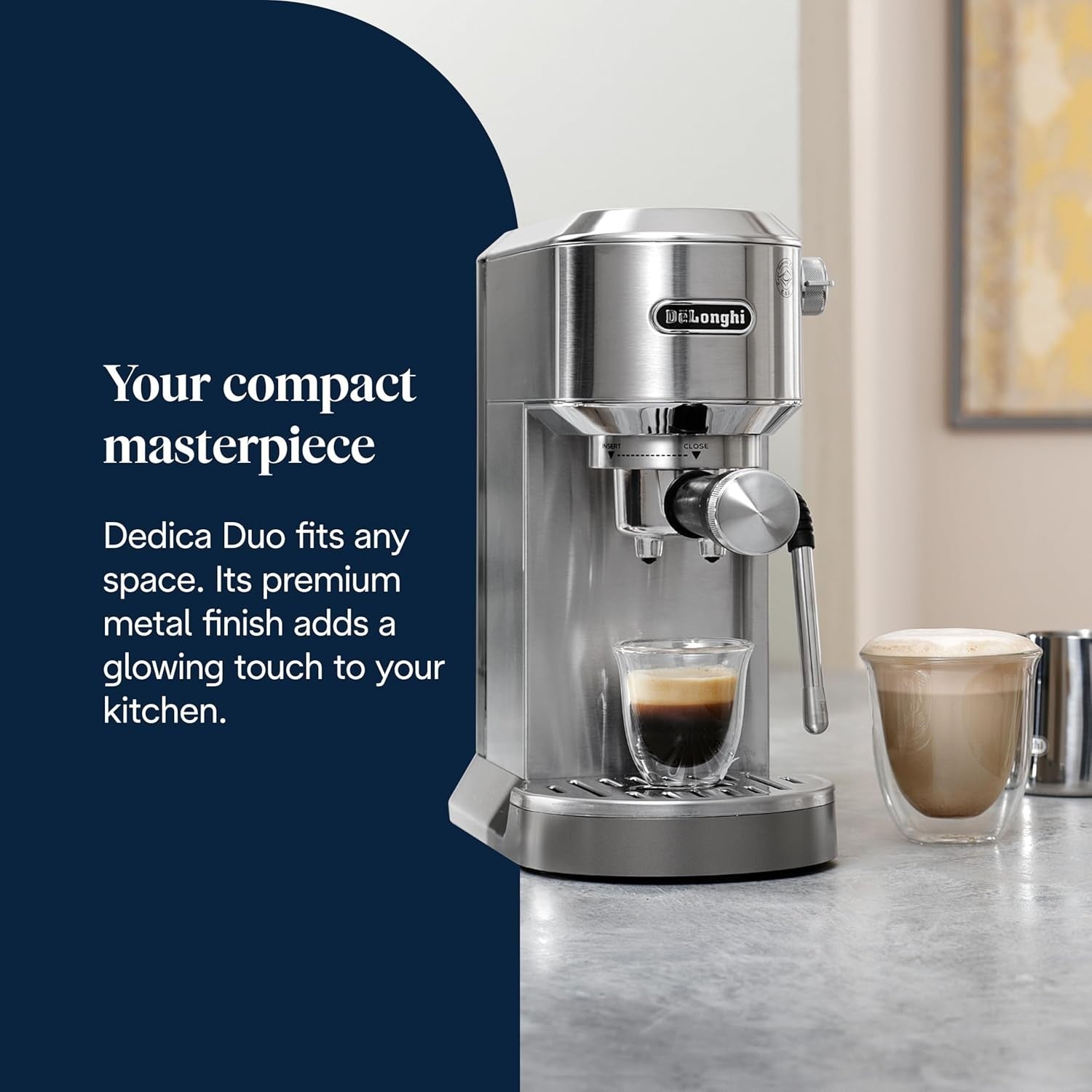 Dual Espresso & Cold Brew Coffee Maker | 15 Bar Pressure | MyLatteArt Steam Wand