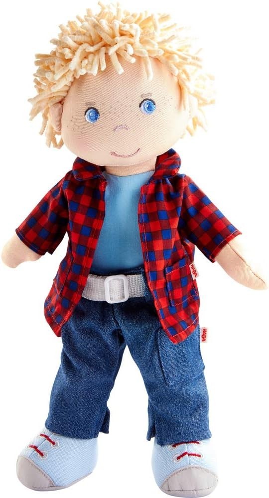 Small Soft Baby Doll Toy Durable Learning Play Figure Gift for Kids Toddlers