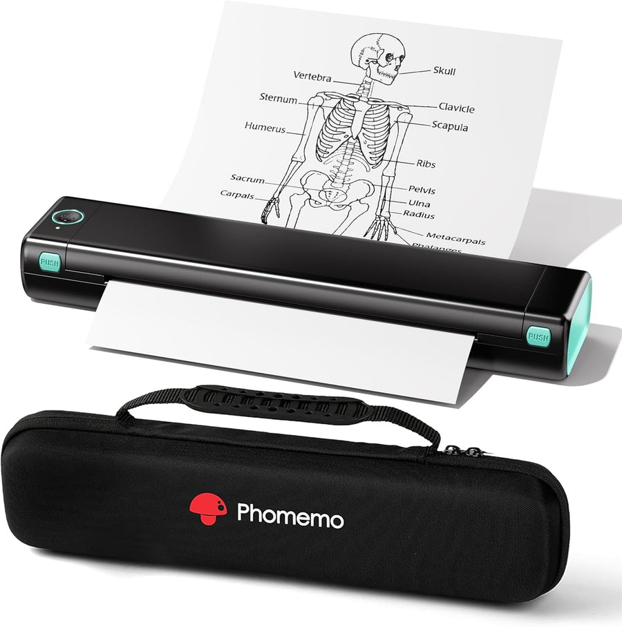 Portable A4 Bluetooth Thermal Printer Inkless Mobile Printer