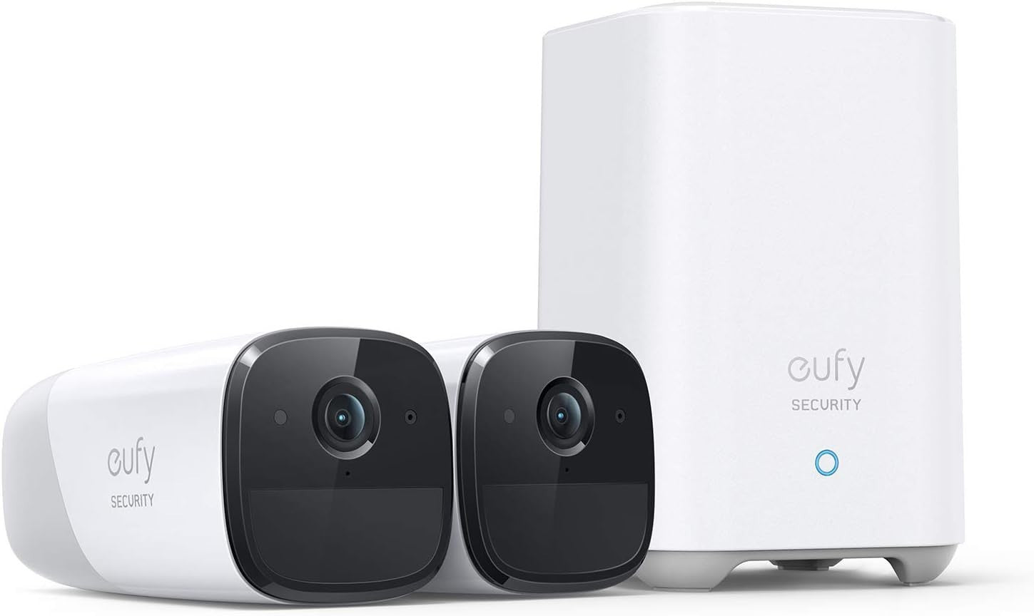 2K Wireless Security Camera System 2 Cam Kit 365 Day Battery IP67