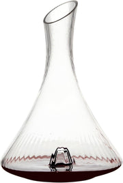 Handmade Wine Carafe Decanter 1.48L Mouth-Blown Crystal for Red & White Wine