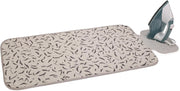 Foldable Ironing Mat Heat Resistant Non Slip with Silicone Iron Rest 90x47cm
