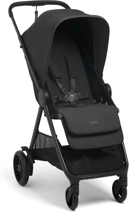 Lightweight Baby Travel Stroller Liquorice Compact Fold Lie-Flat Seat Newborn