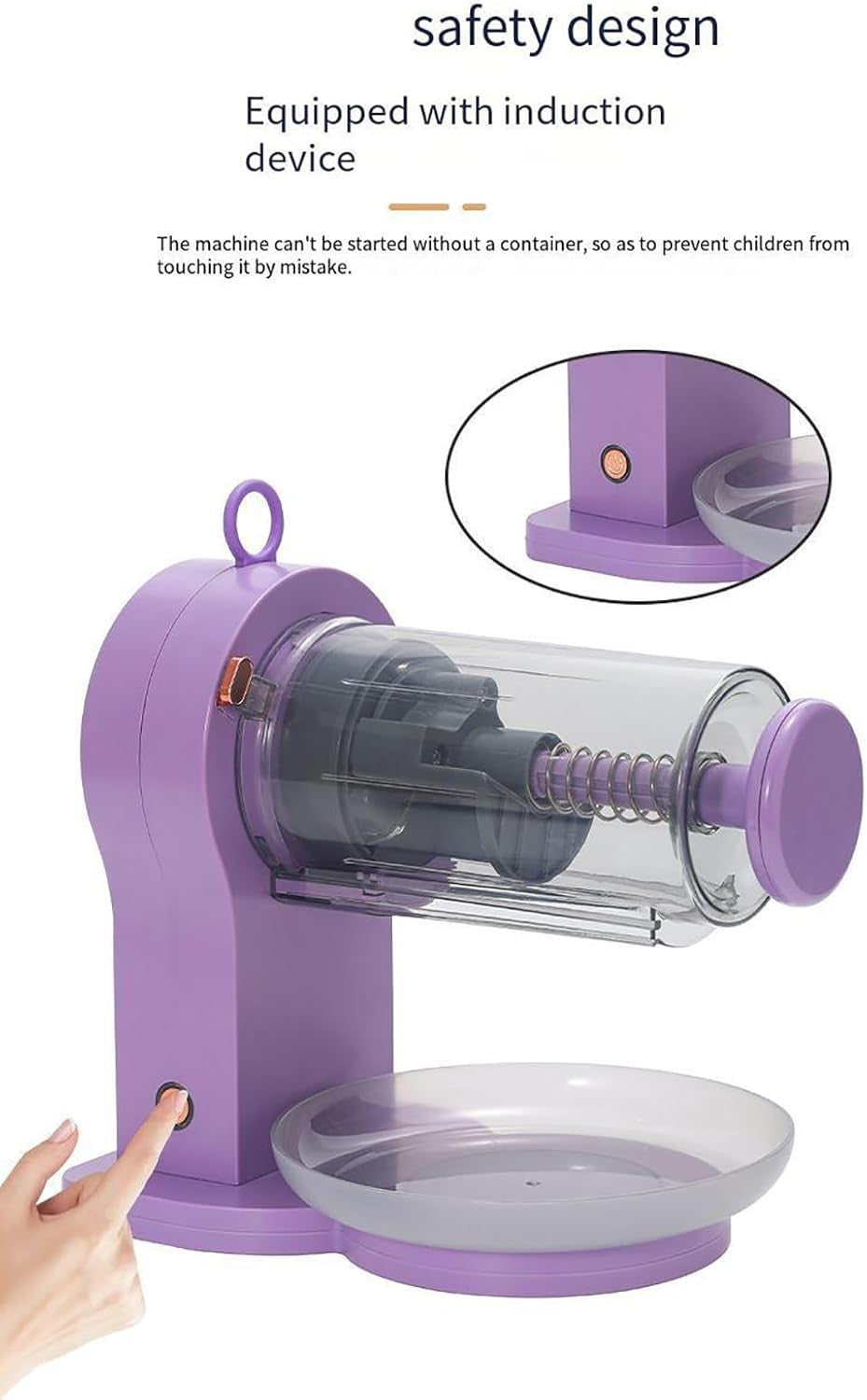 Electric Ice Shaver Snow Cone Maker Slushie Machine Crusher Home Party