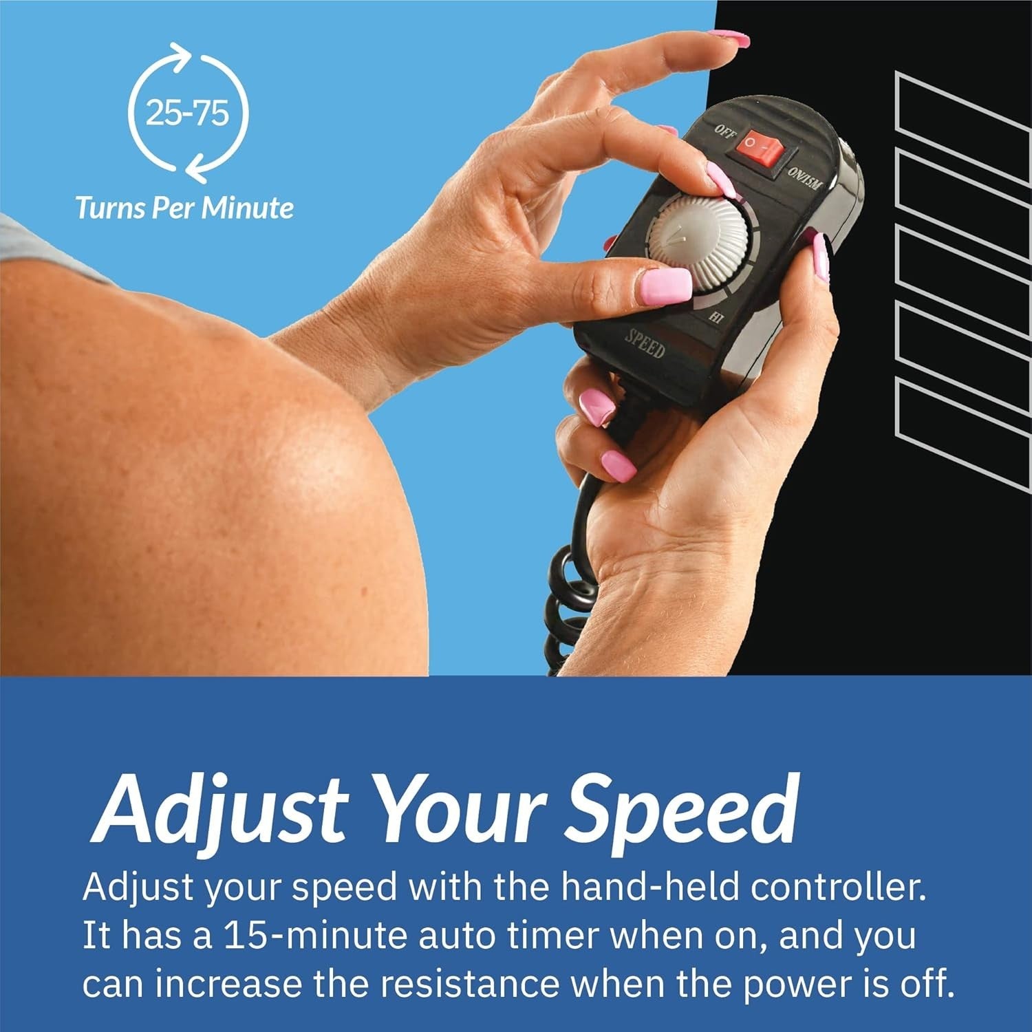 Motorised Under Desk Pedal Exerciser Electric Rehab Bike LCD Quiet