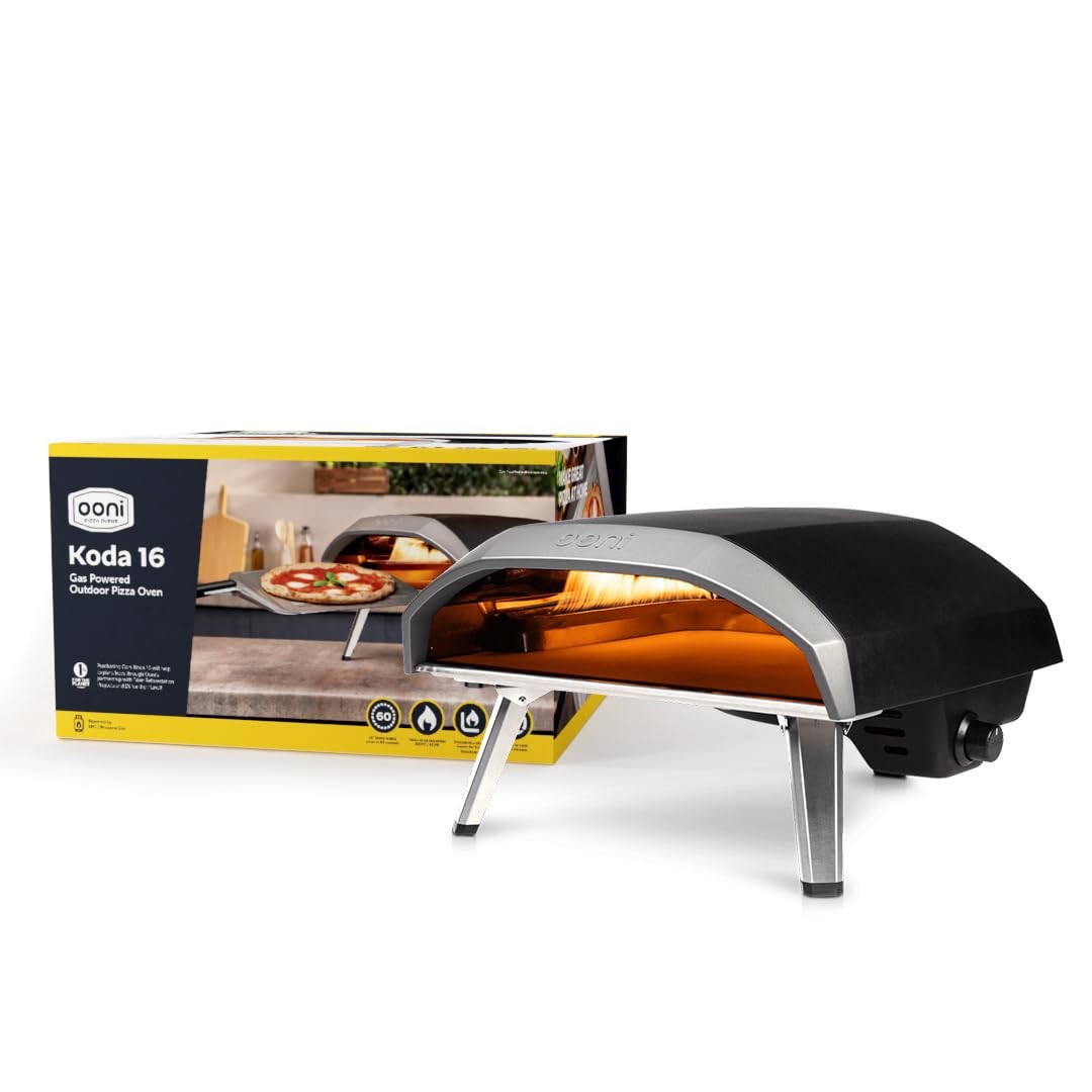 Ooni Koda 16 Gas Pizza Oven | Portable 16" Propane Stone Oven for Authentic