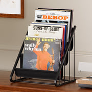 3 Tier Vinyl Record Storage Stand LP Album CD Rack Holder Organizer